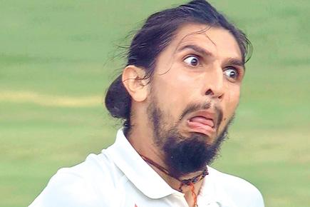 On the face of it, Ishant was quite funny and angry!