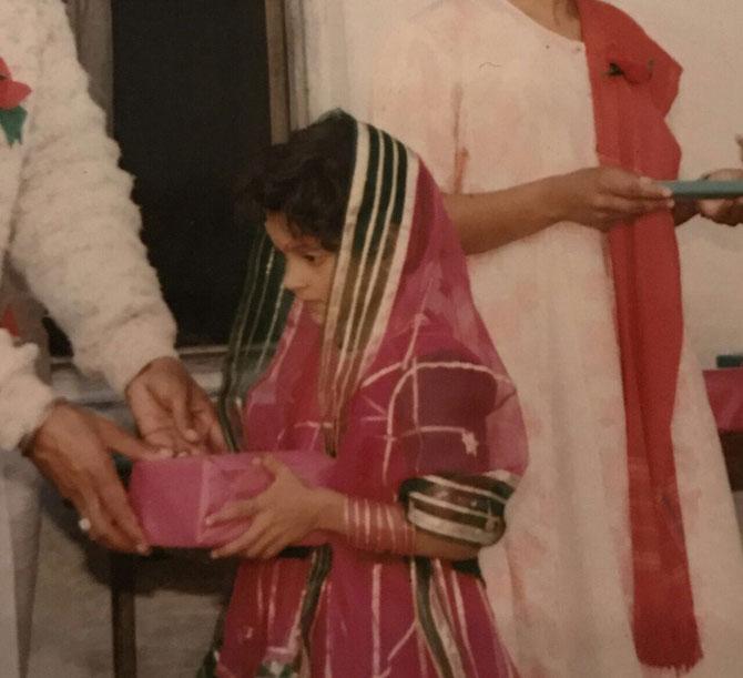 Unseen childhood pictures of Kangana Ranaut