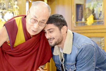 Photos: Prateik Babbar meets Dalai Lama in Dharamsala