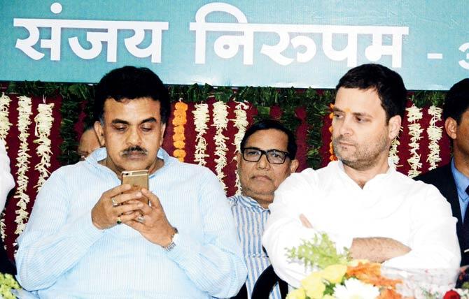 Rahul Gandhi has been campaigning for the UPâÂu00c2u0080Âu00c2u0088polls while Sanjay Nirupam has been holding down the fort in Mumbai