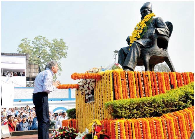 Ratan Tata paid tribute to Jamsetji Tata at Jamshedpur