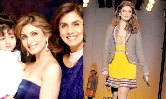 Samara, Riddhima (also right) and Neetu Kapoor