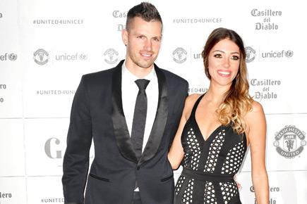 Man Utd Morgan Schneiderlin and girlfriend Camille Sold down-to