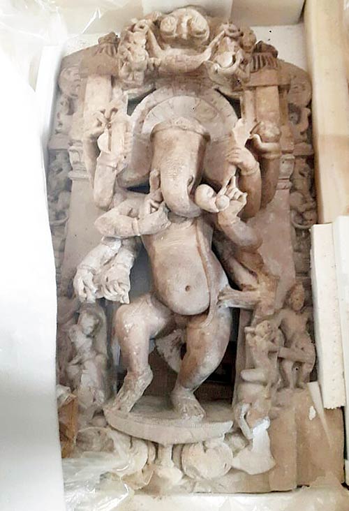 One of the sculptures allegedly stolen by Vijay Nanda seized in DRI’s Byculla raid