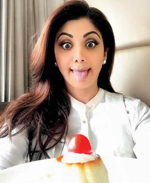Shilpa Shetty has caramel custard