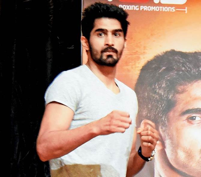 Indian pro boxer Vijender Singh