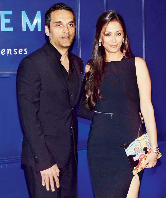 Vikas Oberoi and wife Gayatri Joshi at the event