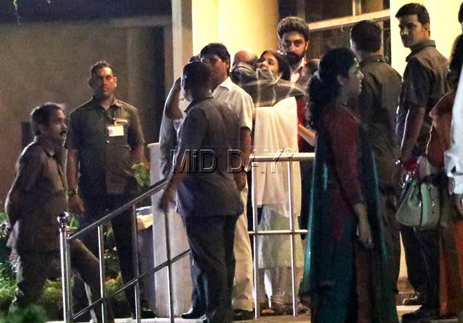 Aishwarya Rai Bachchan at the hospital