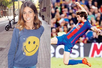 Sergi Roberto's girlfriend Coral Simanovich hails his Barca heroics