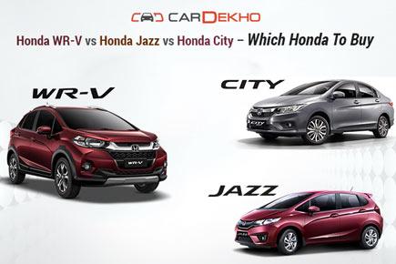 Honda Jazz vs WR-V vs City: Which Honda to buy