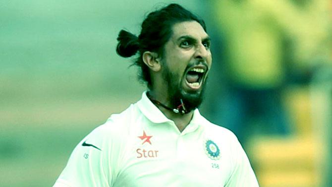 Ishant Sharma in his element on Sunday vs the Aussies at Bangalore