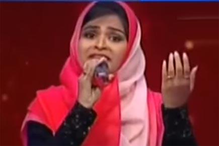 Muslim woman trolled for singing Hindu devotional song in reality show
