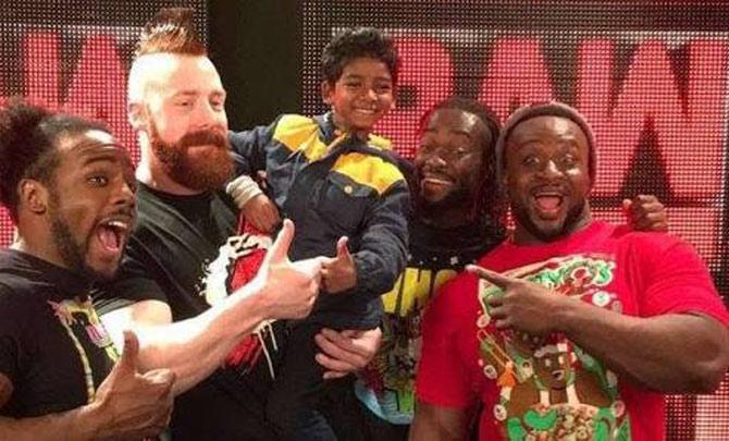 Sheamus, The New Day with Sunny Pawar