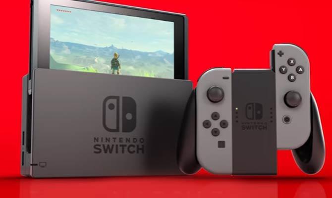 The Nintendo Switch. Pic courtesy/Nintendo