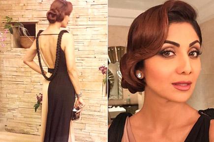 Shilpa Shetty Ke Wallpaper Full Hd Xxx - Photos: Shilpa Shetty flaunts her sexy back in this gorgeous gown