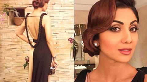 480px x 270px - Photos: Shilpa Shetty flaunts her sexy back in this gorgeous gown