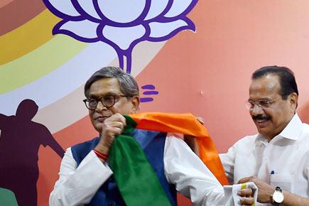 Congress leader S.M. Krishna joins BJP