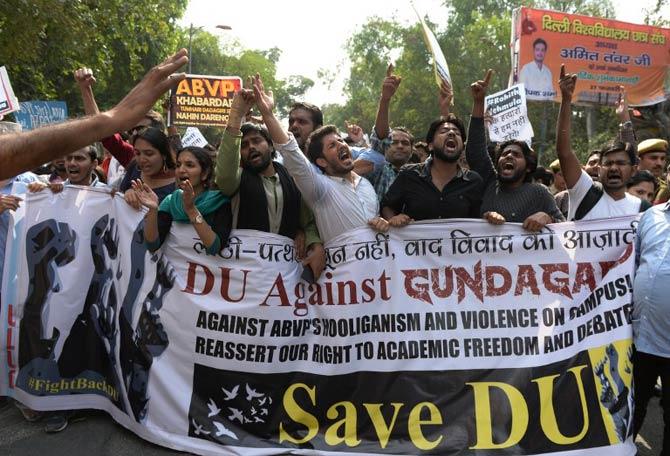 ABVP activists suspended for 