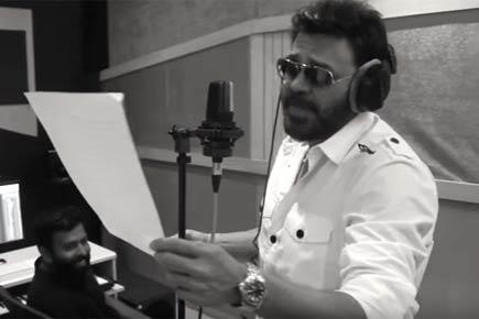 Watch video: After acting for 30 years, Venkatesh makes singing debut with 'Jingidi'
