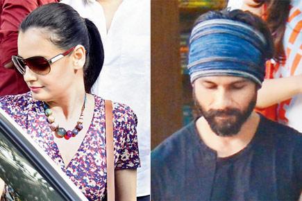 Spotted: Dia Mirza and Shahid Kapoor in Bandra