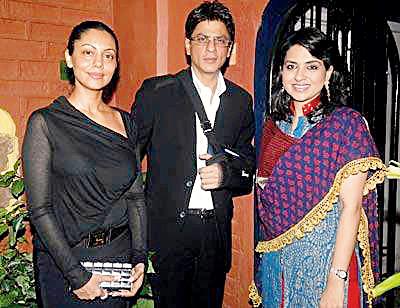 Gauri Khan, Shah Rukh Khan and Shaina NC