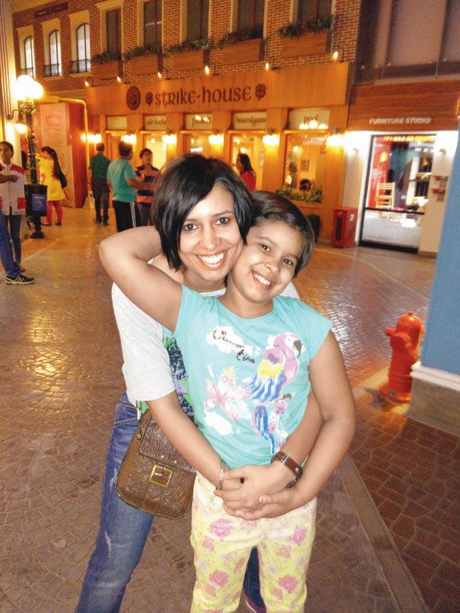 Richa Sharma with her daughter