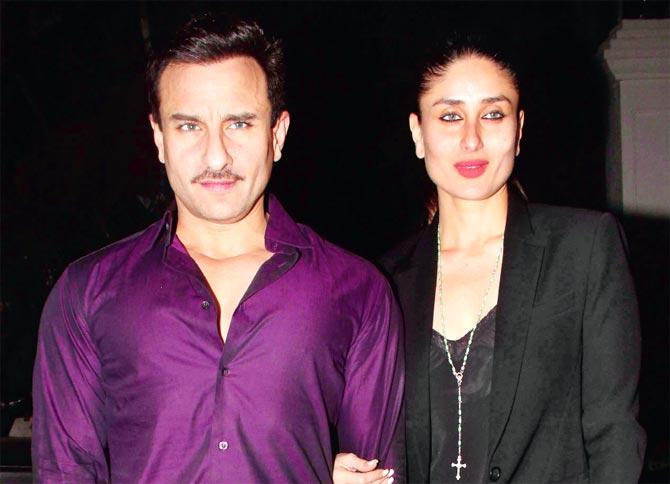 Saif Aliâu00c2u0080u00c2u0088Khan with wife Kareena Kapoor