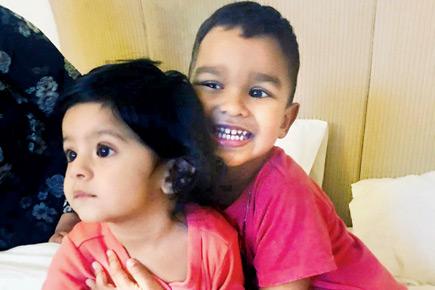 Two Cute: Harbhajan Singh's girl and Shikhar Dhawan's boy are a hit together