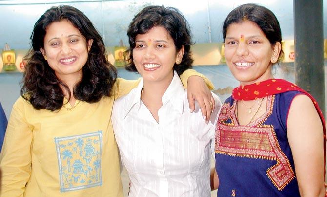 (From left) India shooters Anjali Bhagwat, Suma Shirur and Deepali Deshpande are good friends and were all groomed by late sports psychologist Dr Bhishmaraj Bam at the MRA range in Worli