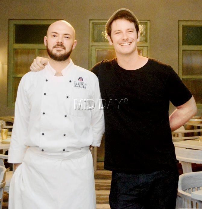 Chef Alexis Gielbaum and Nick Harrison