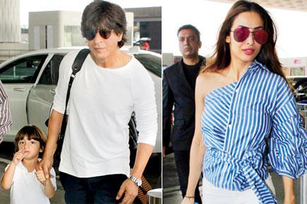 Shah Rukh Khan, AbRam and Malaika Arora make for a terrific trio