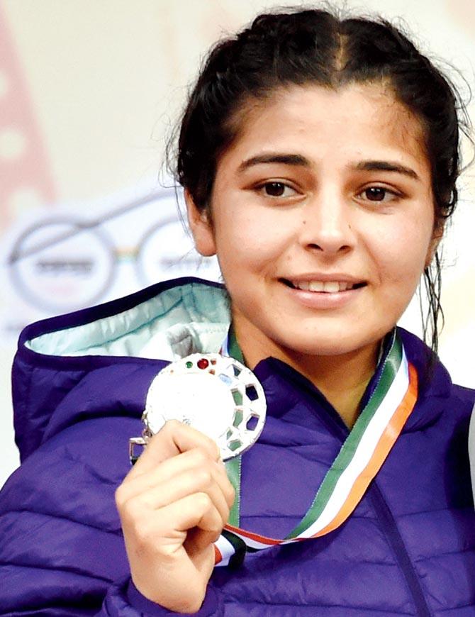 Silver medalist Sarita