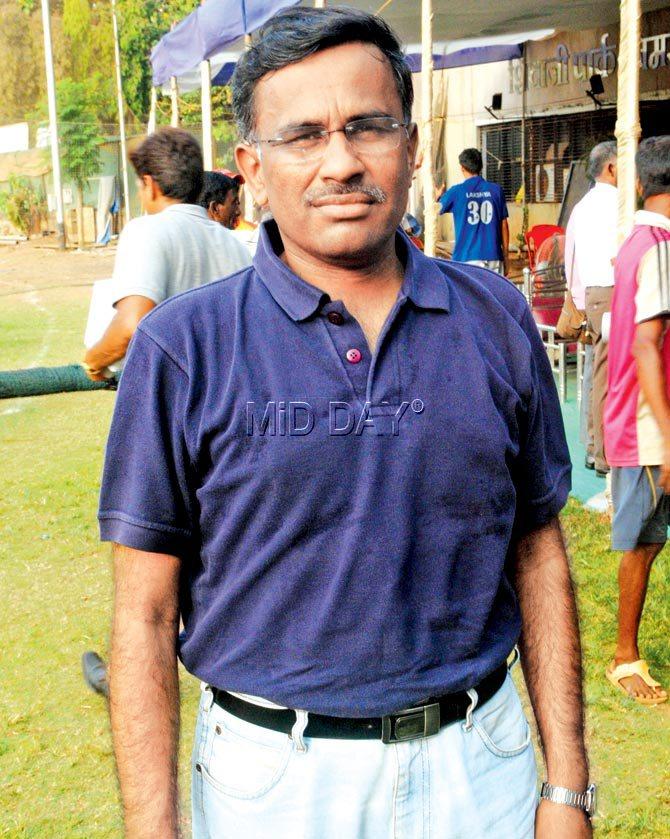 BCCI CoA member Vikram Limaye during the late Vijay Manjrekar and Ramakant Desai Twenty20 trophy final at Shivaji Park Gymkhana yesterday. Pic/Datta Kumbhar