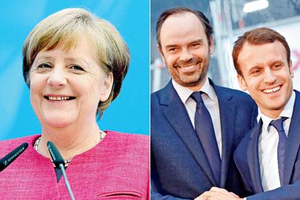 Merkel wants to rekindle EU spark in first date with President Macron