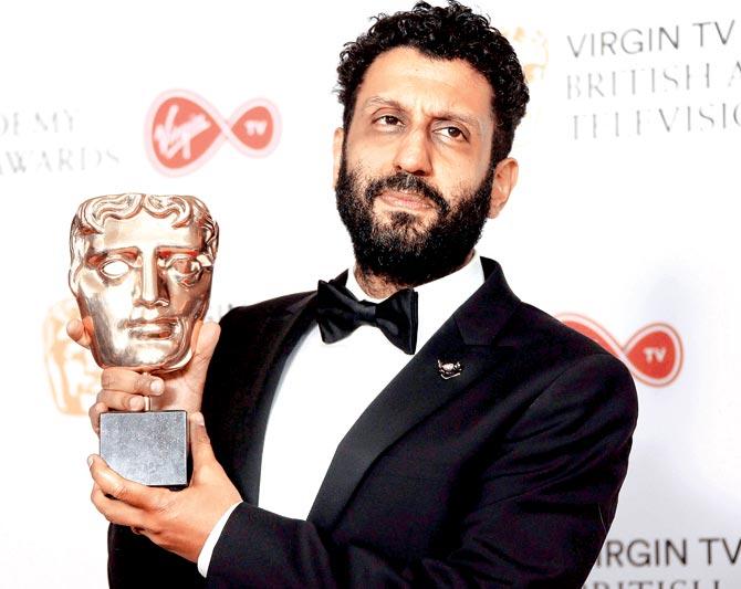 Adeel Akhtar. at the awards event. Pic/AP