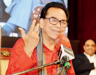 Well-known poet Dr Ashok Chakradhar at one of the organisation