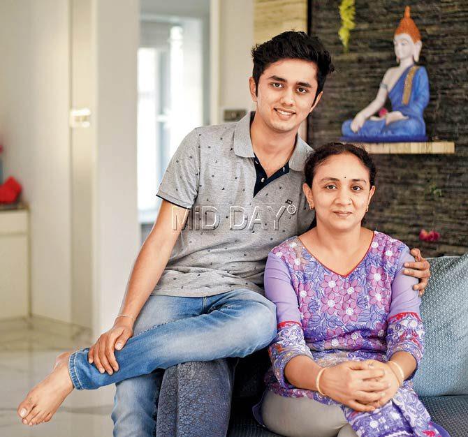 Bhavna Panchamia, whose 23-year-old son Rishabh is a PWS, has written to the Ministry of Health and the Ministry of Women and Child Welfare — their petition is on change.org — seeking awareness, assistance and social dignity to those who stammer. Pic/Nimesh Dave