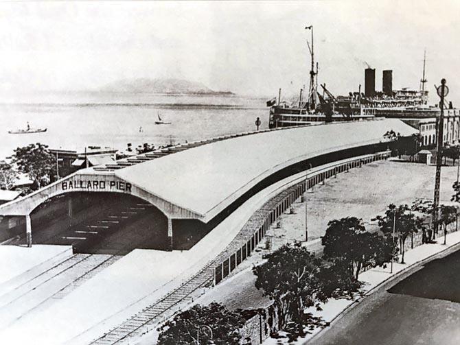 The Ballard Pier Mole railway station, which was shut in 1944. Pic courtesy/Bombay:âu00c2u0080u00c2u0088The Cities Within