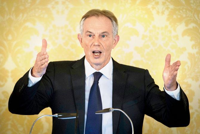 Former British Prime Minister Tony Blair. Pic/AFP