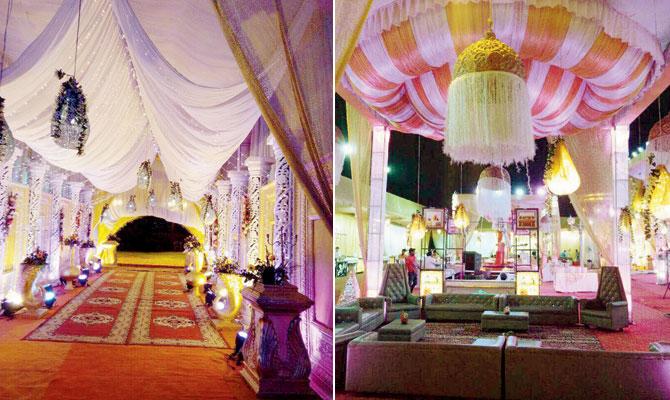A view of the mandap