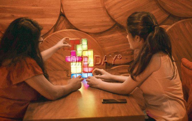 Play a game of real-life Tetris at your table