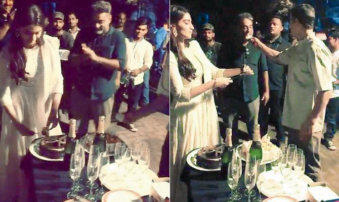 Sonam, Akshay celebrate their National Awards win on Padman set