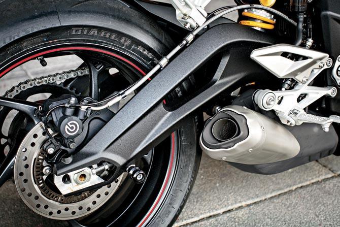 The new Street Triple not only goes quicker but sounds better