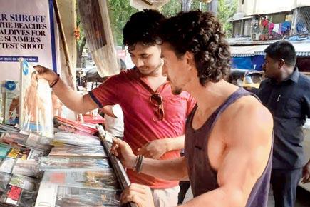 Tiger Shroff shops for magazine featuring him on the cover