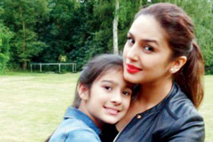 Huma Qureshi bonds with child actor Rysa Saujani on sets of 'Dobaara'