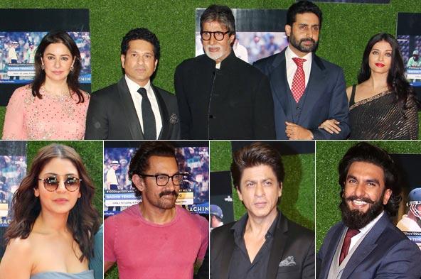 Photos: SRK, Aamir, Bachchans, Ambanis at Sachin