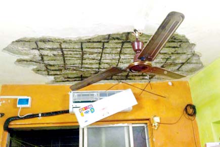 Mumbra: Ceiling plaster lands on three, leaves one with broken shoulder
