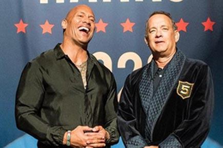 Dwayne Johnson: I look up to Tom Hanks with great respect