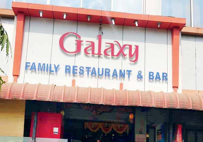 The Nalasopara-based restaurant-cum-bar where the incident took place. Pic/Hanif Patel