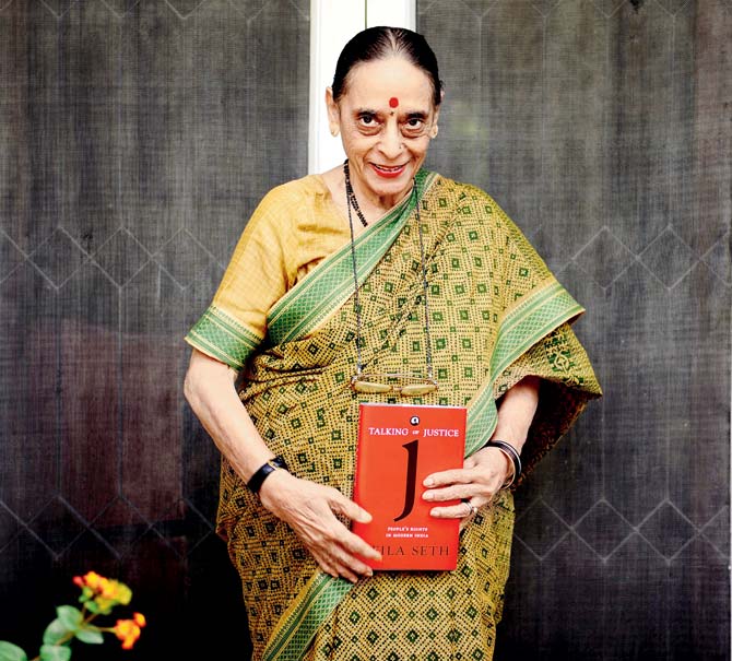 Justice (retd) Leila Seth was the first woman judge in the Delhi HC. Pic/Getty Images